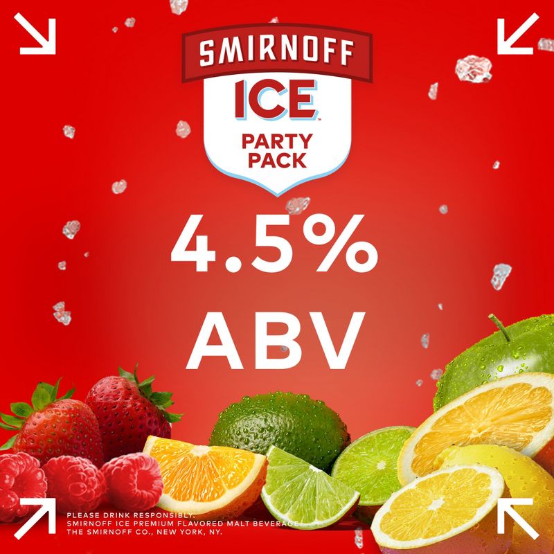 Smirnoff Ice Party Pack - 12pk/11.2 fl oz Bottles, 2 of 10
