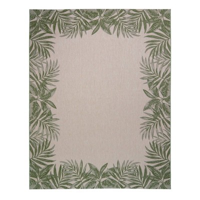 Paseo Tropic Border Outdoor Rug - Avenue33