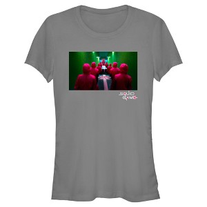 Juniors Womens Squid Game Coffin Bearer T-Shirt - 1 of 4