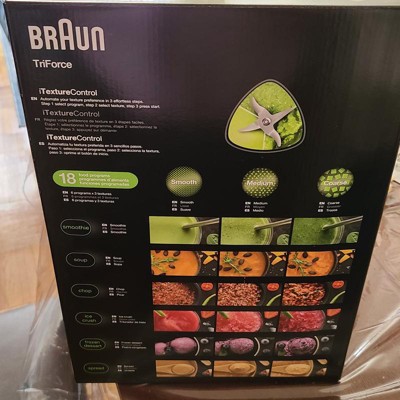 Braun TriForce Power Blender with Smoothie2Go - JB9041BK