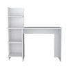 XIYUYEU Home Office Desk Modern Writing Desk with 4-Layer Open Storage Shelf for Office and Study - 3 of 4
