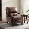 Alexandra Genuine Leather Manual Recliner | ARTFUL LIVING DESIGN - 2 of 4