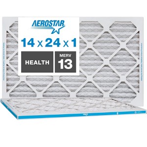 Aerostar AC Furnace Air Filter - Health - MERV 13 - Box of 2 - 1 of 1