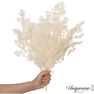 Uniquewise Preserved Real Floral Stems Chic Vase Fillers & Accents for Bouquets Centerpieces - 1 of 4