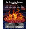 VEVOR Fire Glass, 10 LBS / 4.5 KG Smokeless & High-Temperature Resistant Fireplace Rocks, 3/4-Inch / 19.05 mm Reflective Firepit Glass Rock, Red - 4 of 4