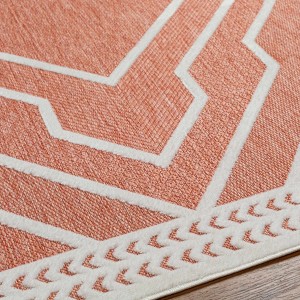 Hauteloom Anja Orange Outdoor Rug - 1 of 4