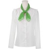 INSPIRE CHIC Women's Solid/Gradient Chiffon Square Soft Sheer Neck Scarves Neckerchief - 2 of 4