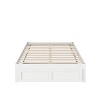 Platform Bed with Footboard & Trundle - Modern Storage Bed Frame - Sliding Guest Bed - 3 of 3