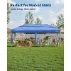 Pop-Up Canopy, Foldable Outdoor Sunshade Shelter, One-Push Setup Tent for Events, Parties, Camping and Commercia - 3 of 4