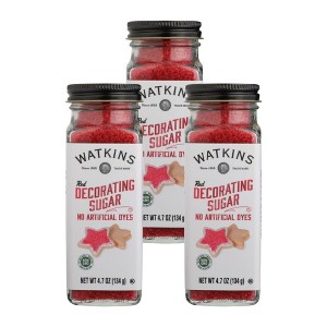 Watkins Red Decorating Sugar - Case of 3/4.7 oz - 1 of 4