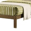 Brassex Twin Odessa Platform Bed Antique Walnut - 3 of 4