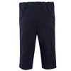 Little Treasure Baby Boys Cotton Bodysuit, Pant and Shoe 3pc Set, Red Navy Suspenders - 3 of 4