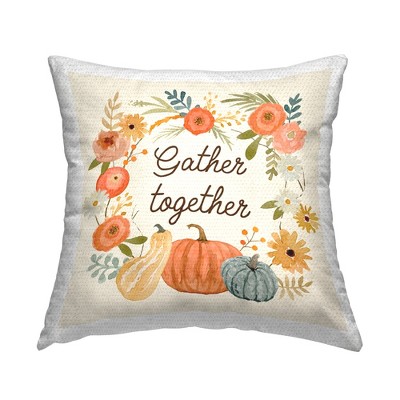 Stupell Industries Gather Together Gourd Florals, 18 x 18