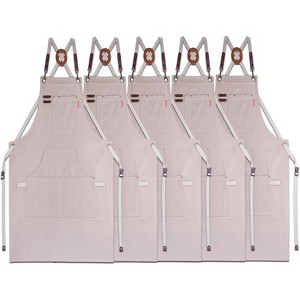 Heavy-Duty Multi-Pocket Canvas Apron - for Gardening, Painting, BBQ, Carpentry & More, Adjustable Sizes M to XXL for All Professions - 1 of 4