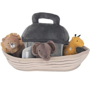 Lambs & Ivy Baby Noah Interactive Plush Boat/Ark with Stuffed Animal Toys