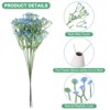 Unique Bargains Artificial Baby's Breath Plastic Real Touch Handmade Simulation 11.4" - 2 of 4