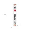 HomeRoots 72" White Black And Pink Mother's Day Solid Wood Porch Sign - 3 of 4