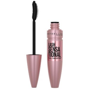 Maybelline New York Lash Sensational  BB creams, concealers, and setting powders for the perfect canvas, eye shadows, mascara | - Intense Black (04) - 1 of 4