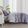 BAGOKIE 7 Pieces Bed in a Bag Floral Geometric Patchwork Comforter Bedding Set - 4 of 4
