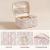 Cute Floral Quilted Makeup Bag Set (3PCS) - Travel Cosmetic & Toiletry Organizer - 2 of 4