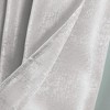 Oliva Gray Nora Embossed Blackout Grommet Panel - 52x90" Silver - 2 of 4