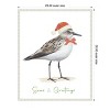 Amanti Art 23"x28" Christmas Sandpiper I by Lucca Sheppard Framed Canvas Wall Art Print - 4 of 4