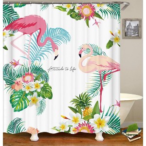 Attitude To Life Shower Curtains for Bathroom Waterproof Fabric Bath Curtain Durable Soft Stylish Bathroom Decor 72x72 Inch - 1 of 1