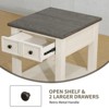 Etelifrank  Solid Wood End Table with Storage Compartment - 2 of 4