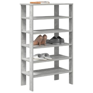 CLIHOME 6-Tier Shoe Rack, Freestanding Shoe Storage Organizer Holds up to 12 Pairs of Shoes - 1 of 4