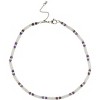 Slate by Rebl Natural Stone Beads Necklace  Stainless Steel - 2 of 4