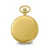 Black Bow Jewelry Charles Hubert Gold Finish White Dial Gold Pocket Watch - 2 of 4