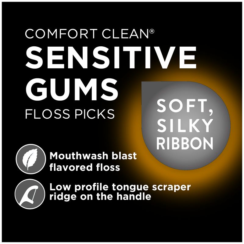 DenTek Comfort Clean Floss Picks For Sensitive Gums - 150ct, 4 of 10