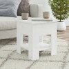 vidaXL Coffee Table White Engineered wood Storage Coffee Table - 2 of 4