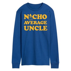 Men's - Instant Message - Nacho Average Uncle Long Sleeve Graphic T-Shirt - 1 of 4
