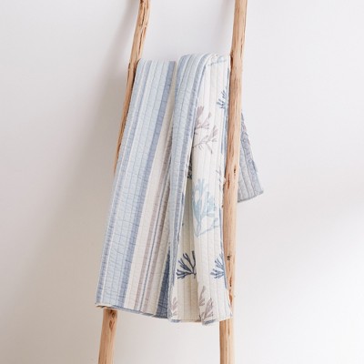 Ipanema Coastal Multicolor Cotton Quilted Reversible Throw