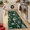 Christmas Area Rugs for Living Room Bedroom Christmas Themed Festival Winter Decorations Rugs Soft Foldable Accent Rug - 3 of 4