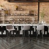 Flash Furniture Caleb Modern Armless 30 Inch Bar Height Commercial Grade Barstools with Footrests and Matte Iron Frames, Set of 2 - 4 of 4