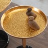 Vynxaria Gold & Marble Adjustable Coffee Tables - Modern Side Table with Display Tray - 4 of 4