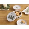 Ceramic Pine Tree Canister with Lid 7.75"D - 2 of 4