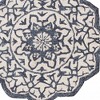 2' X 4' Navy And White Decorative Hearth Rug - 4 of 4
