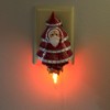 Roman 6.75 In Santa In Spaceship Nightlight Christmas Electric Plug-In Nightlights - 3 of 3