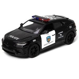 KiNSMART Lamborghini Urus Performante Police Car, 1:40 Scale, Die Cast Metal, Pull Back Action Model - 1 of 1
