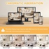 3-in-1 Sleeper Sofa Bed with Pull-Out Design,89" Velvet Convertible Sofa Bed with Movable Ottoman, King Size Sofa Bed for Living Room-Koiai - 3 of 4