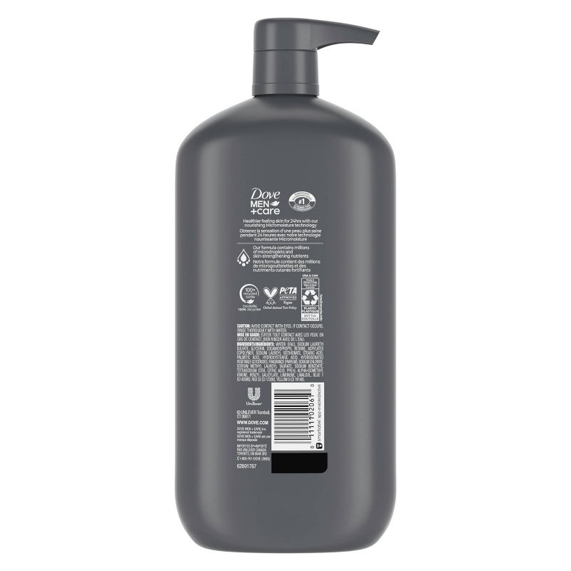 Dove Men+Care Clean Comfort Body Wash Pump - 30 fl oz, 4 of 10