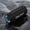Dolphin® Audio LX-30 Water-Resistant Portable Bluetooth® Speakerphone with RGB Lights and Shoulder Strap, Black - 3 of 4