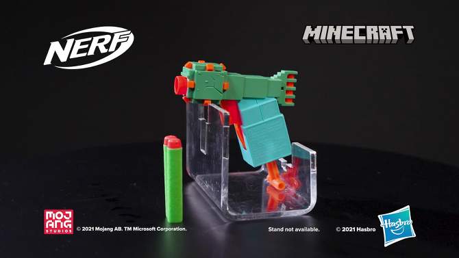 NERF MicroShots Minecraft Guardian Blaster, 2 of 8, play video
