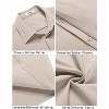 COOFANDY Men's Casual Short Sleeve Button Down Summer Beach Shirt Lightweight Textured Wrinkle Free Stretch Shirts - 4 of 4
