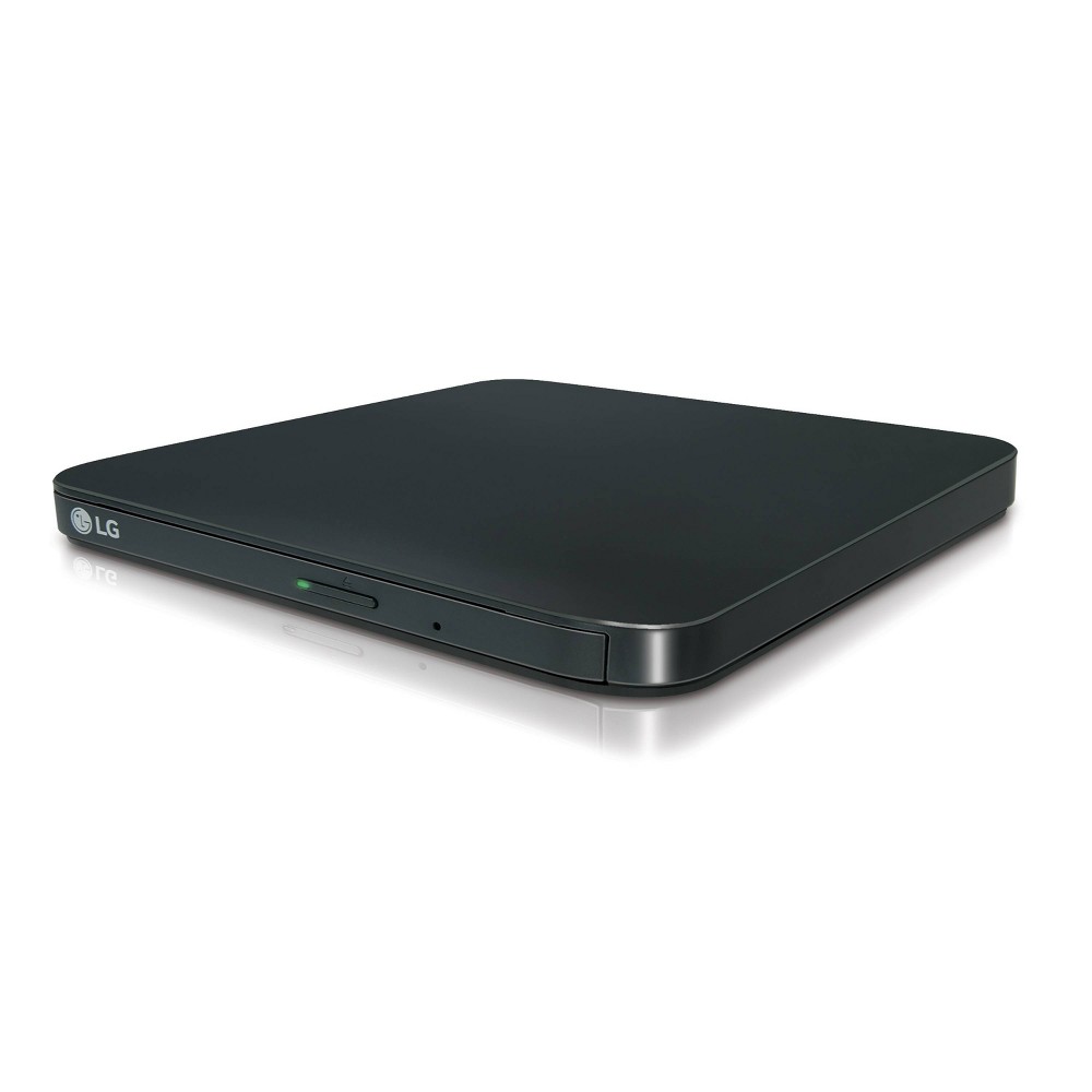 Photos - Optical Drive LG 8x Portable External DVD/RW Drive - Black  (SP80)