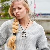 6Pcs Long Pendant Necklaces for Women Boho Vintage Wood Fall Sweater Necklaces Set Sign Y Necklace Hippie Handmade Fashion Jewelry Accessories - 3 of 4