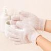 Spa Essentials 5 Pair Exfoliating Bath Gloves - Gentle Dead Skin Removal, Deep Cleaning & Exfoliating Body Scrub Gloves for Shower (Unscented) - 2 of 3